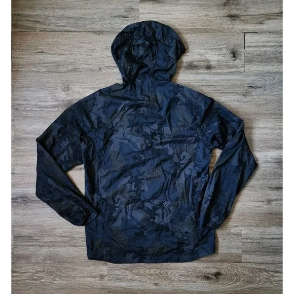 Patagonia Houdini Rain Jacket Mens Size Medium Black Camo - Picture 6 of 11